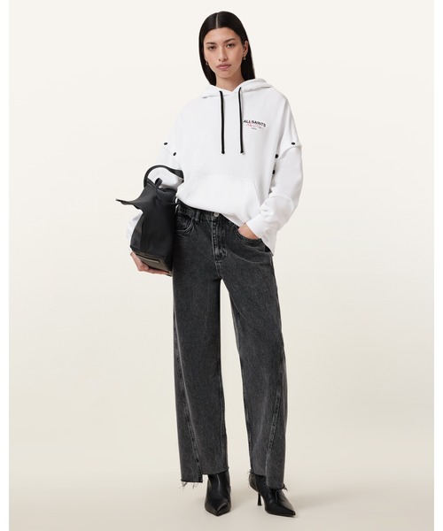 ALLSAINTS（オールセインツ）の「AMORE AMPHIE EMBROIDERED HOODIE | AMORE アンフィ 刺繍 フーディー（パーカー・レディース・ホワイト・S/M/L/XS）」の5枚目の写真