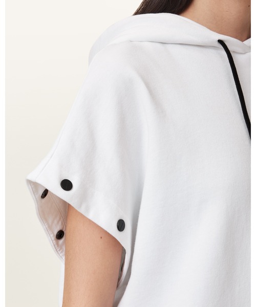 ALLSAINTS（オールセインツ）の「AMORE AMPHIE EMBROIDERED HOODIE | AMORE アンフィ 刺繍 フーディー（パーカー・レディース・ホワイト・S/M/L/XS）」の8枚目の写真