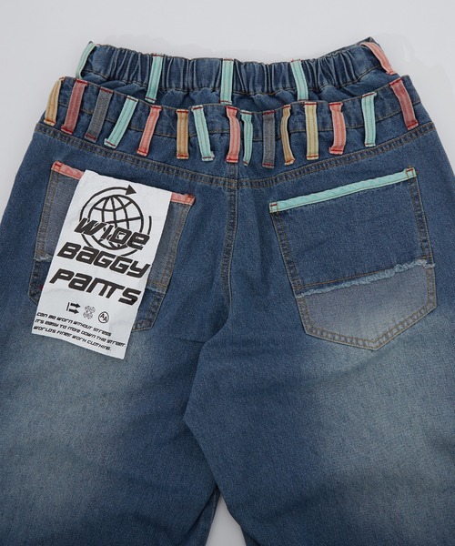 improves(インプローブス)の「ダブルウエスト バギー デニムパンツ(デニムパンツ・メンズ・ブラック/ブルー・LARGE/MEDIUM)」の12枚目の写真