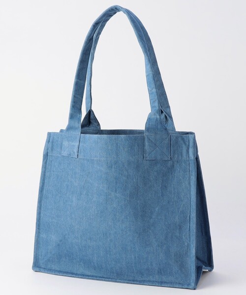 GANNI/ガニー Large Easy Shopper Denim / A5599 / ロゴ