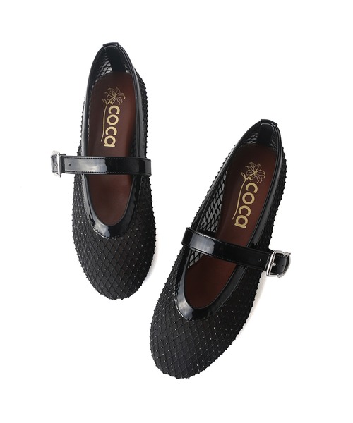 coca（ANDEX shoes product）（コカ）の「スタッズ ストラップ メリージェーン パンプス（パンプス・レディース・ブラック・LARGE/MEDIUM/SMALL）」の10枚目の写真