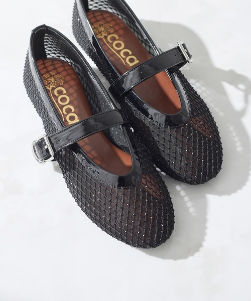 coca（ANDEX shoes product）（コカ）の「スタッズ ストラップ メリージェーン パンプス（パンプス・レディース・ブラック・LARGE/MEDIUM/SMALL）」の7枚目の写真