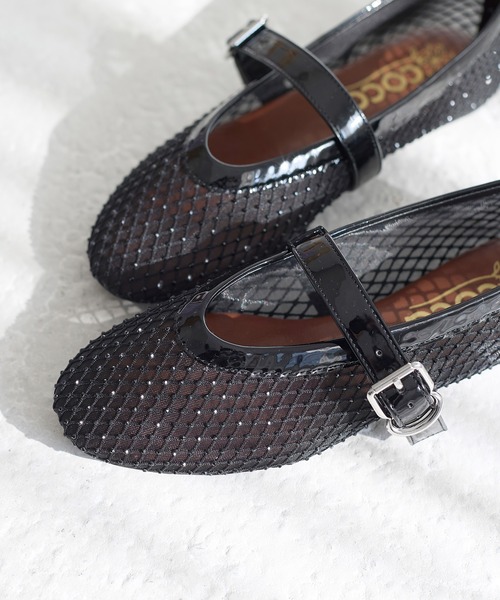 coca（ANDEX shoes product）（コカ）の「スタッズ ストラップ メリージェーン パンプス（パンプス・レディース・ブラック・LARGE/MEDIUM/SMALL）」の8枚目の写真