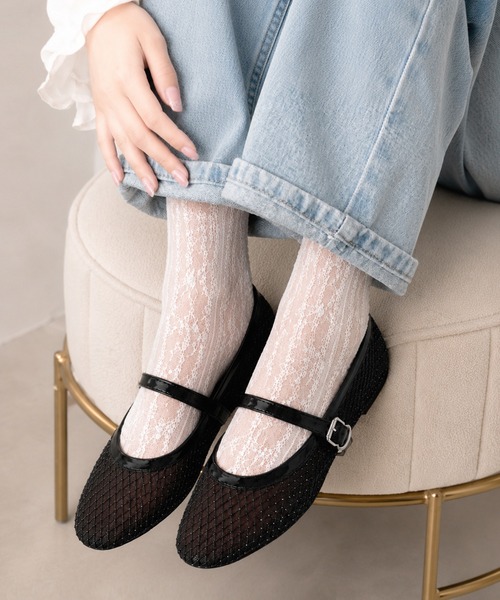 coca(ANDEX shoes product)(コカ)の「スタッズ ストラップ メリージェーン パンプス(パンプス・レディース・ブラック・LARGE/MEDIUM/SMALL)」の19枚目の写真