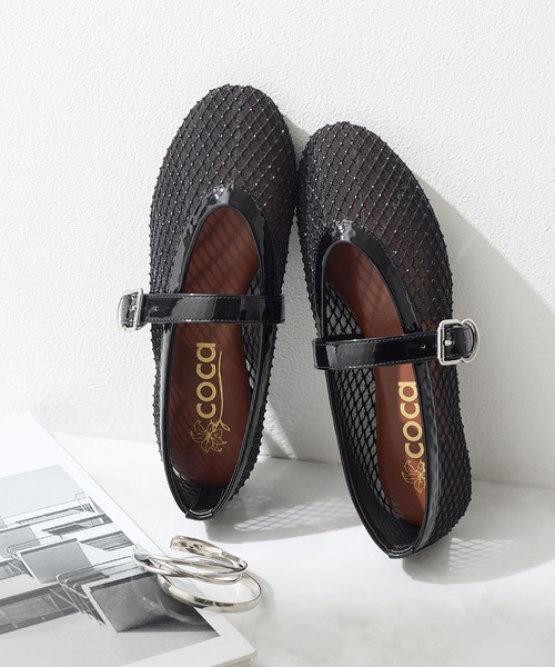 coca(ANDEX shoes product)(コカ)の「スタッズ ストラップ メリージェーン パンプス(パンプス・レディース・ブラック・LARGE/MEDIUM/SMALL)」の16枚目の写真