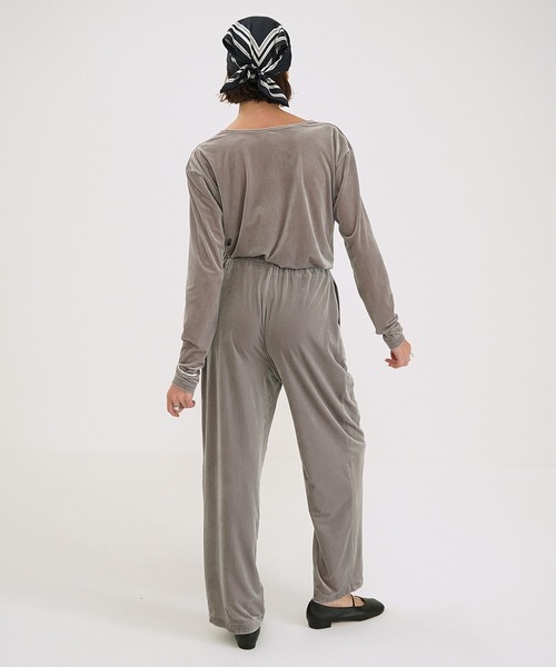 CLANE(クラネ)の「VELOR CACHECOEUR SET UP(つなぎ/オールインワン・レディース・イエロー/グレー/ブラック・0/2/1)」の8枚目の写真