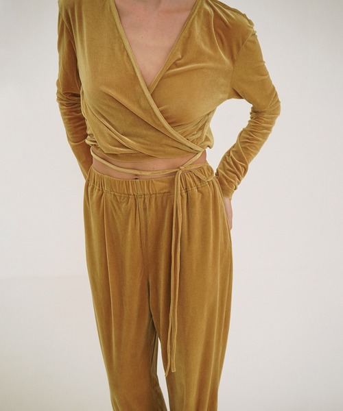 CLANE(クラネ)の「VELOR CACHECOEUR SET UP(つなぎ/オールインワン・レディース・イエロー/グレー/ブラック・0/2/1)」の12枚目の写真