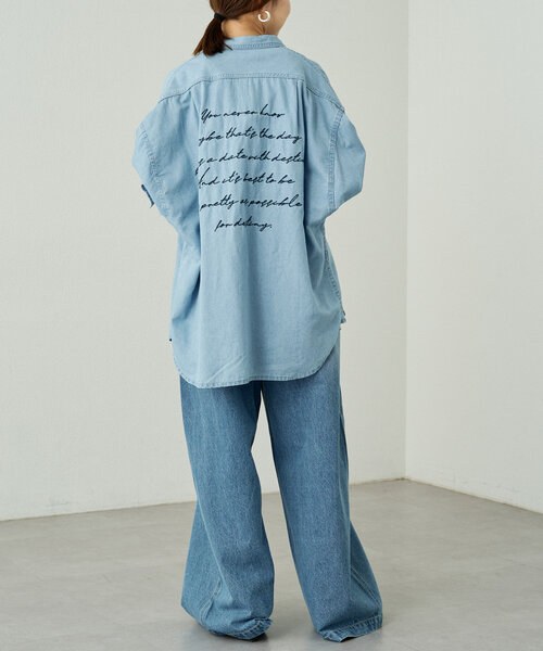 セール】ハイウエストデニムパンツ（デニムパンツ）｜LOUNGEDRESS