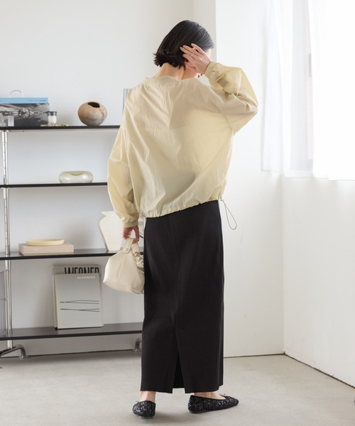 AMERICAN HOLIC（アメリカンホリック）の「針抜きテレコタイトスカート（スカート・レディース・ブラック/ライトグレー/ライトグリーン・L/M/S）」の7枚目の写真