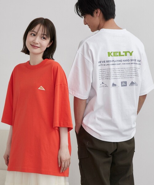 KELTY（ケルティ）の「KELTY（ケルティ）別注バックプリントTシャツ（Tシャツ/カットソー・メンズ・ライトグレー/オレンジ/ブラック/ネイビー/ホワイト・L/M）」の9枚目の写真