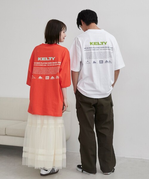 KELTY（ケルティ）の「KELTY（ケルティ）別注バックプリントTシャツ（Tシャツ/カットソー・メンズ・ライトグレー/オレンジ/ブラック/ネイビー/ホワイト・L/M）」の10枚目の写真