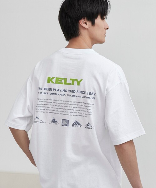 KELTY（ケルティ）の「KELTY（ケルティ）別注バックプリントTシャツ（Tシャツ/カットソー・メンズ・ライトグレー/オレンジ/ブラック/ネイビー/ホワイト・L/M）」の11枚目の写真