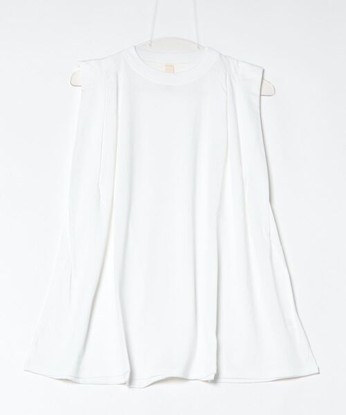 k3&co.（ケイスリーアンドコー）の「TUCK TEE（Tシャツ/カットソー・レディース・ブラック/グレー/ホワイト・ONE SIZE）」の13枚目の写真