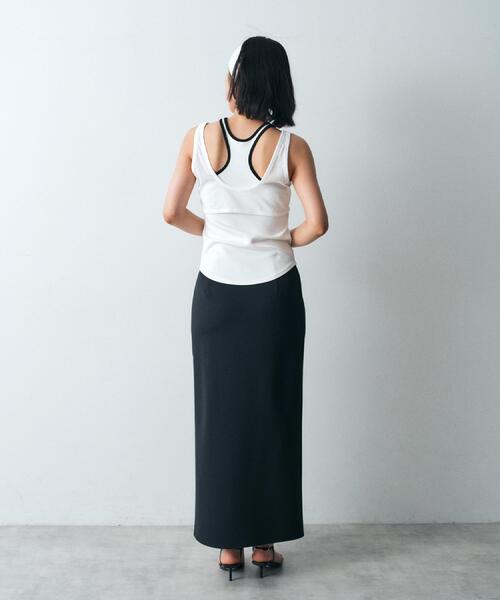カットソー bra top layered tee セール】bra top layered tee（Tシャツ/カットソー）｜CODE A