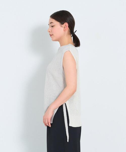 ADIEU TRISTESSE（アデュートリステス）の「【2way】TSUMUGI和紙配色ベスト（ベスト・レディース・ブラック/ミント/パープル/ライトグレー/レッド/ピンク・FREE）」の17枚目の写真