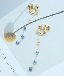 Three Four Time（スリーフォータイム）の「マルチビーズロングイヤリング（イヤリング）」