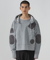 D.Nart.Ampta（ディーナ―トアンプタ）の「D.Nart.Ampta(ディー・ナート・アンプタ) Patch Work Hoodie プルオーバーパーカー プルオーバーフーディー スウェット（パーカー）」