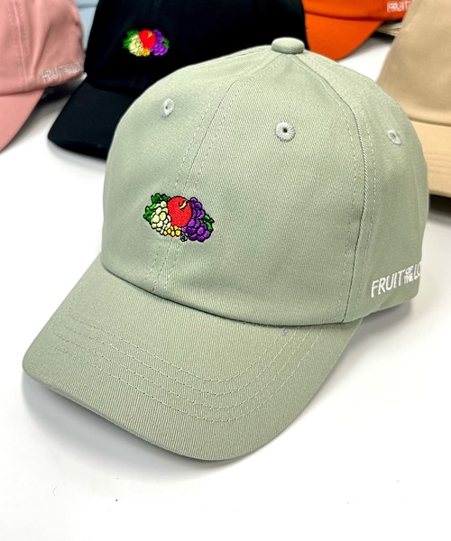 FRUIT OF THE LOOM（フルーツオブザルーム）の「FRUIT OF THE LOOM / FTL EX KIDS LOGO EMB LAW CAP / 80972700（キャップ・キッズ・ホワイト/グリーン/ピンク/イエロー/オレンジ/ベージュ/ブルー/ブラック・FREE）」の4枚目の写真
