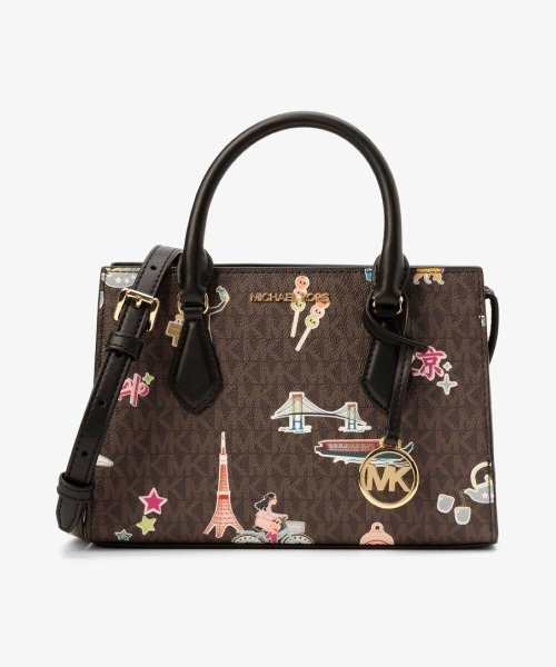 マイケルコース☆サッチェルスモールセンタージップ SHEILA センタージップ サッチェル スモール | マイケル・コース(Michael SHEILA センタージップ サッチェル スモール⌘ブラック