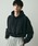 ShoowtimeiVE^Cj́uPigment dye short length double zip hoodie / sOg_CV[g_uWbvp[J[ip[J[jvbubNn̑