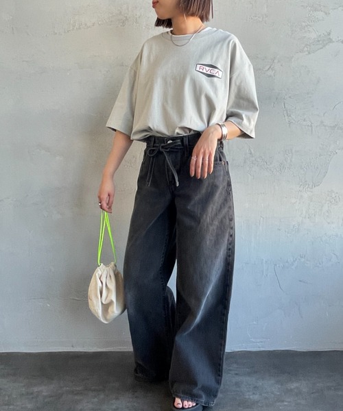 RVCA（ルーカ）の「[RVCA/ルーカ] ILL HEX バックプリントショートスリーブTシャツ（Tシャツ/カットソー・レディース・ブラック/ホワイト/ベージュ・M/L/XL）」の5枚目の写真