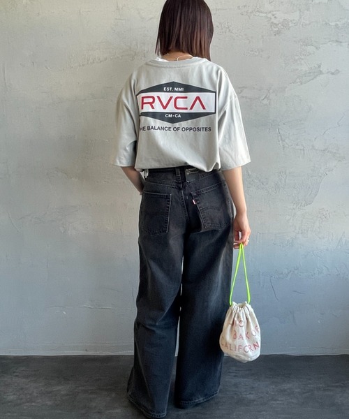 RVCA（ルーカ）の「[RVCA/ルーカ] ILL HEX バックプリントショートスリーブTシャツ（Tシャツ/カットソー・レディース・ブラック/ホワイト/ベージュ・M/L/XL）」の6枚目の写真