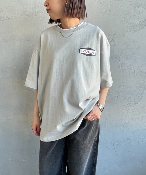 RVCA（ルーカ）の「[RVCA/ルーカ] ILL HEX バックプリントショートスリーブTシャツ（Tシャツ/カットソー・レディース・ブラック/ホワイト/ベージュ・M/L/XL）」の8枚目の写真
