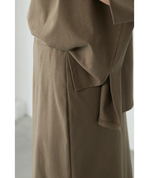 M.deux(エムドゥ)の「ドルマンカットセットアップ(ワンピース・レディース・ブラウン/ブラック・MEDIUM)」の18枚目の写真