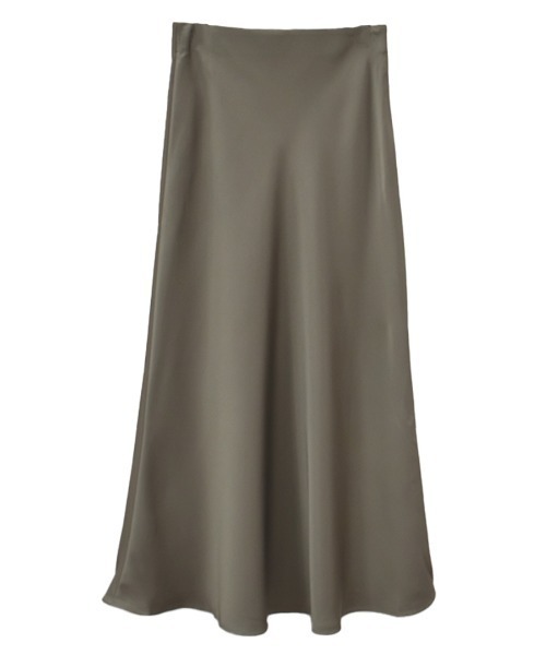 セミフレアサテンスカート(ayaka select) / ロング丈 Aライン きれいめ