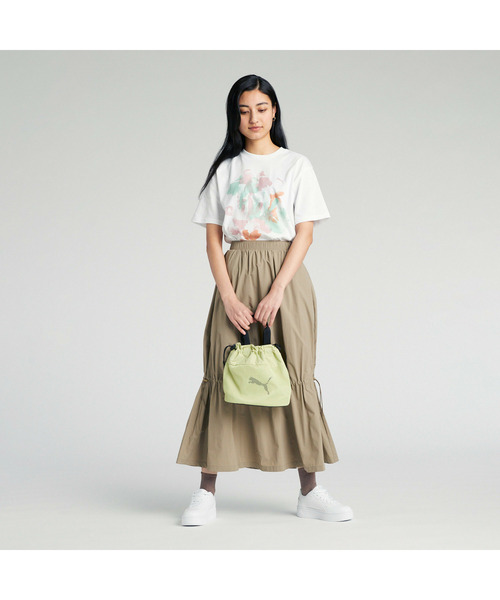 PUMA（プーマ）の「PUMA プーマ ウィメンズサマー スモール バケット バッグ 3L（ショルダーバッグ・レディース・グリーン/ブラック・フリー）」の8枚目の写真