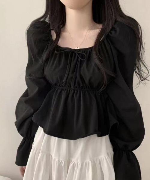 paravion（パラビオン）の「オフショルブラウス（シャツ/ブラウス・レディース・ブラック/ホワイト・FREE）」の4枚目の写真