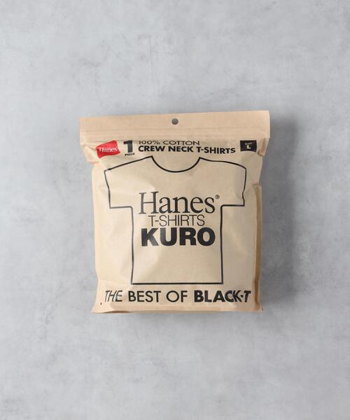 HANES（ヘインズ）の「HANES(ヘインズ)「KURO」クルーネックTシャツ/XXLサイズ（Tシャツ/カットソー・メンズ・ブラック・XXL）」の10枚目の写真