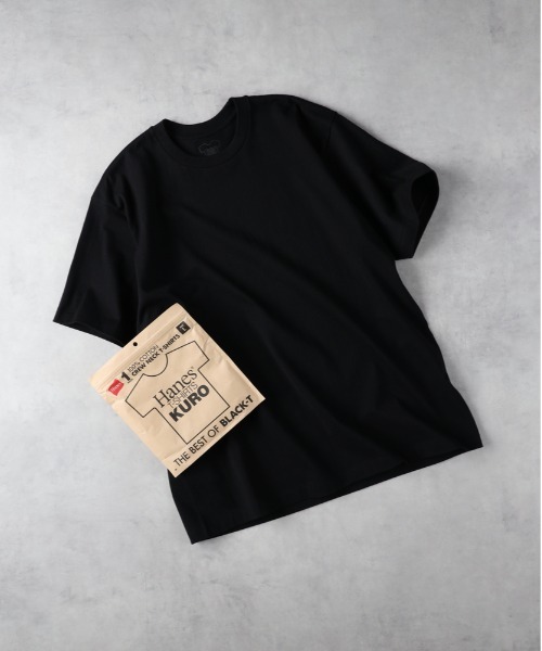 HANES】「KURO」クルーネックTシャツ（Tシャツ/カットソー）｜HANES
