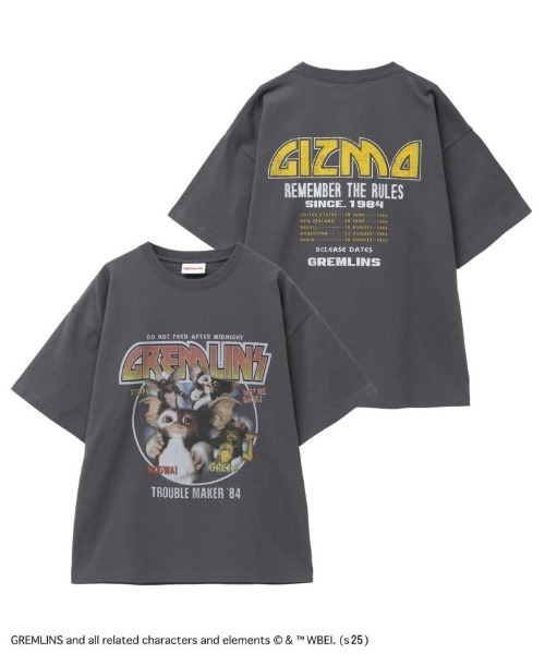 Mac-House（マックハウス）の「【GREMLINS / グレムリン】 バンドTシャツ（Tシャツ/カットソー・メンズ・ホワイト/グリーン/チャコールグレー/ブラック・M/L/XL）」の4枚目の写真