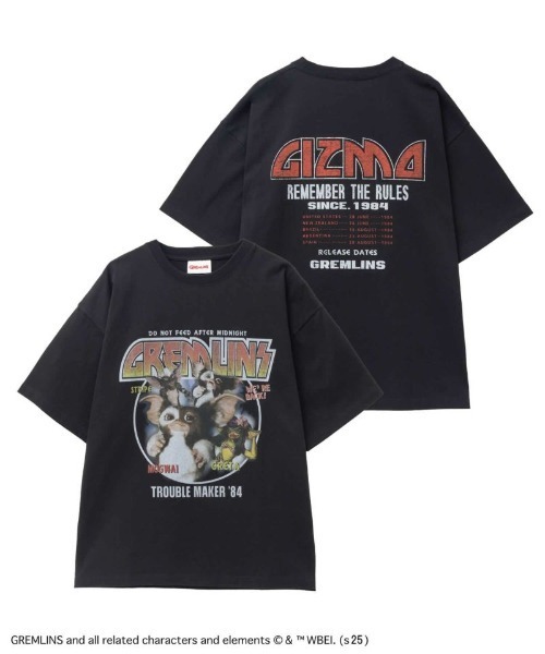 Mac-House（マックハウス）の「【GREMLINS / グレムリン】 バンドTシャツ（Tシャツ/カットソー・メンズ・ホワイト/グリーン/チャコールグレー/ブラック・M/L/XL）」の3枚目の写真