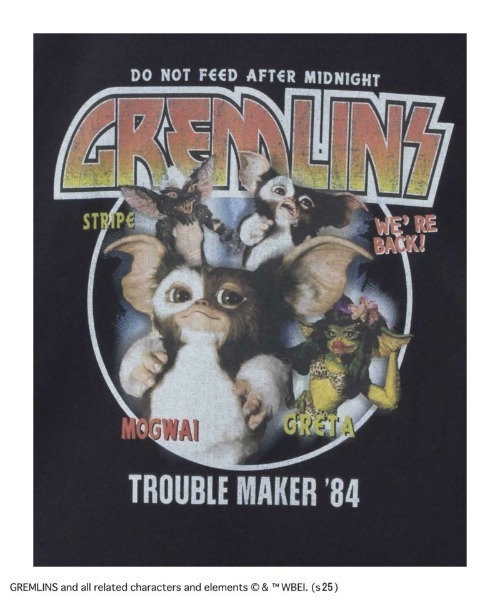 Mac-House（マックハウス）の「【GREMLINS / グレムリン】 バンドTシャツ（Tシャツ/カットソー・メンズ・ホワイト/グリーン/チャコールグレー/ブラック・M/L/XL）」の13枚目の写真