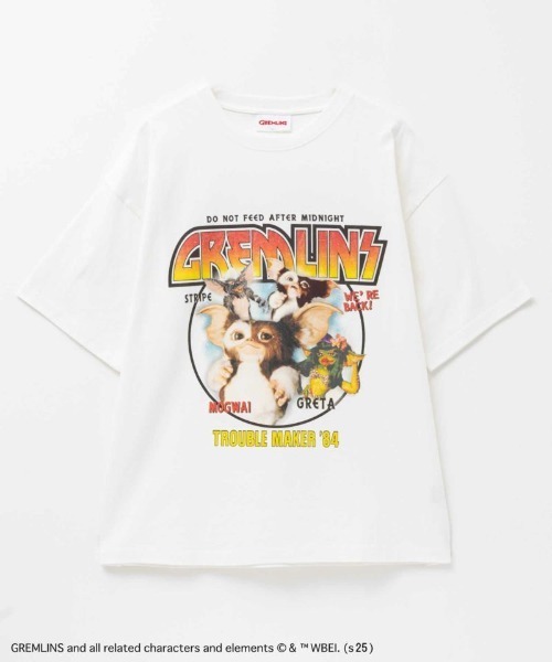 Mac-House（マックハウス）の「【GREMLINS / グレムリン】 バンドTシャツ（Tシャツ/カットソー・メンズ・ホワイト/グリーン/チャコールグレー/ブラック・M/L/XL）」の5枚目の写真