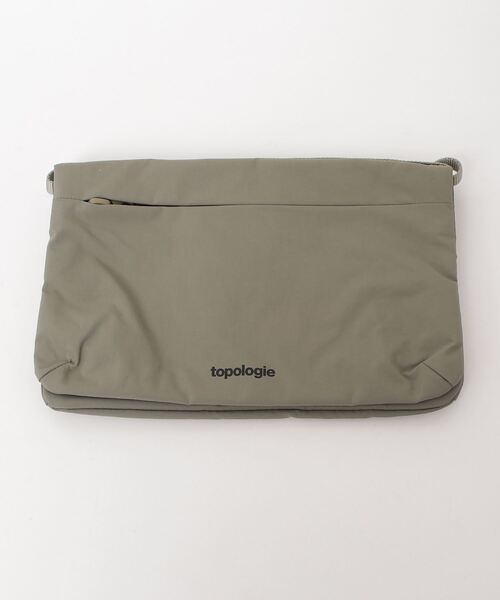 Topologie（トポロジー）の「Topologie/トポロジー  Flat Sacoche Small フラット サコッシュ スモール【バッグ単体】（ショルダーバッグ・メンズ・ブラック/グレー・F）」の5枚目の写真