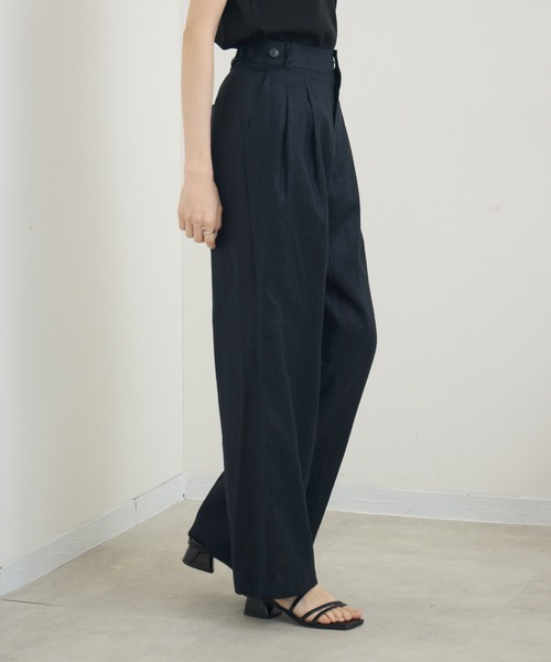 Paradise Picnic（パラダイスピクニック）の「cloche　清涼リネンカラーパンツ（その他パンツ・レディース・レッド/ブルー/ブラック・FREE）」の18枚目の写真