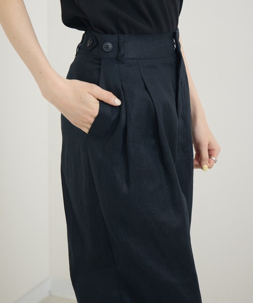 Paradise Picnic（パラダイスピクニック）の「cloche　清涼リネンカラーパンツ（その他パンツ・レディース・レッド/ブルー/ブラック・FREE）」の20枚目の写真