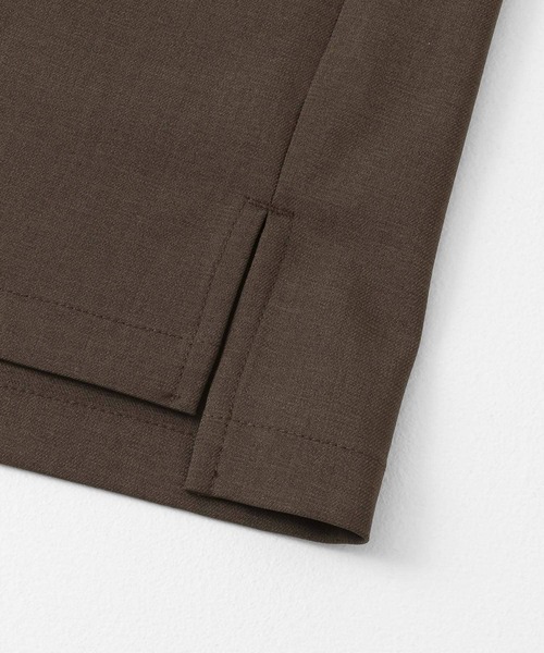 SENSE OF PLACE by URBAN RESEARCH（センスオブプレイスバイアーバンリサーチ）の「『ユニセックス』オープンカラールーズショートスリーブシャツ（シャツ/ブラウス・メンズ・チャコールグレー/ライトベージュ/ブラック/ブラウン・SMALL/MEDIUM/LARGE）」の7枚目の写真