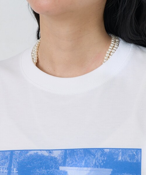 FREAK'S STORE(フリークスストア)の「カラーワントーン フォトTシャツ(Tシャツ/カットソー・レディース・オフホワイト/ホワイト・フリ-)」の20枚目の写真