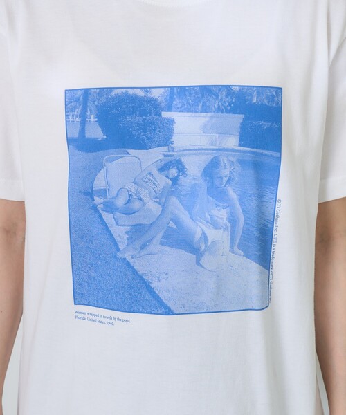 FREAK'S STORE(フリークスストア)の「カラーワントーン フォトTシャツ(Tシャツ/カットソー・レディース・オフホワイト/ホワイト・フリ-)」の18枚目の写真