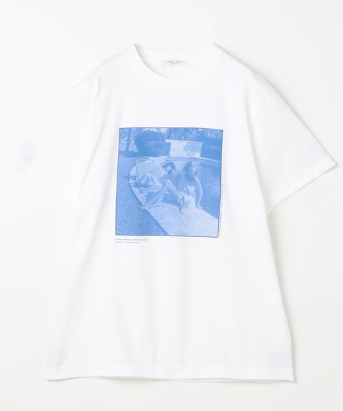 FREAK'S STORE(フリークスストア)の「カラーワントーン フォトTシャツ(Tシャツ/カットソー・レディース・オフホワイト/ホワイト・フリ-)」の16枚目の写真
