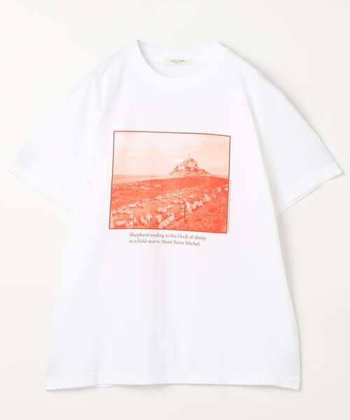 FREAK'S STORE(フリークスストア)の「カラーワントーン フォトTシャツ(Tシャツ/カットソー・レディース・オフホワイト/ホワイト・フリ-)」の9枚目の写真