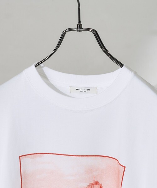 FREAK'S STORE(フリークスストア)の「カラーワントーン フォトTシャツ(Tシャツ/カットソー・レディース・オフホワイト/ホワイト・フリ-)」の7枚目の写真