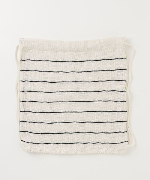 HIKA（ヒカ）の「【HIKA】コットンメッシュナップサック（バックパック/リュック・レディース・カーキ/ベージュ/その他/ブラウン/ブラック/その他1/ホワイト・FREE）」の2枚目の写真