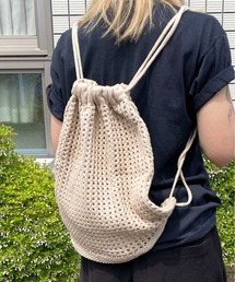 HIKA（ヒカ）の「【HIKA】コットンメッシュナップサック（バックパック/リュック）」