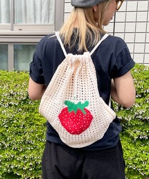 【HIKA】コットンメッシュナップサック