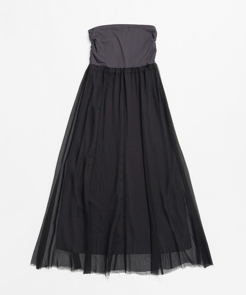 4wayリブマキシスカート / 4way Ribbed Maxi Skirt（スカート）｜PRANK